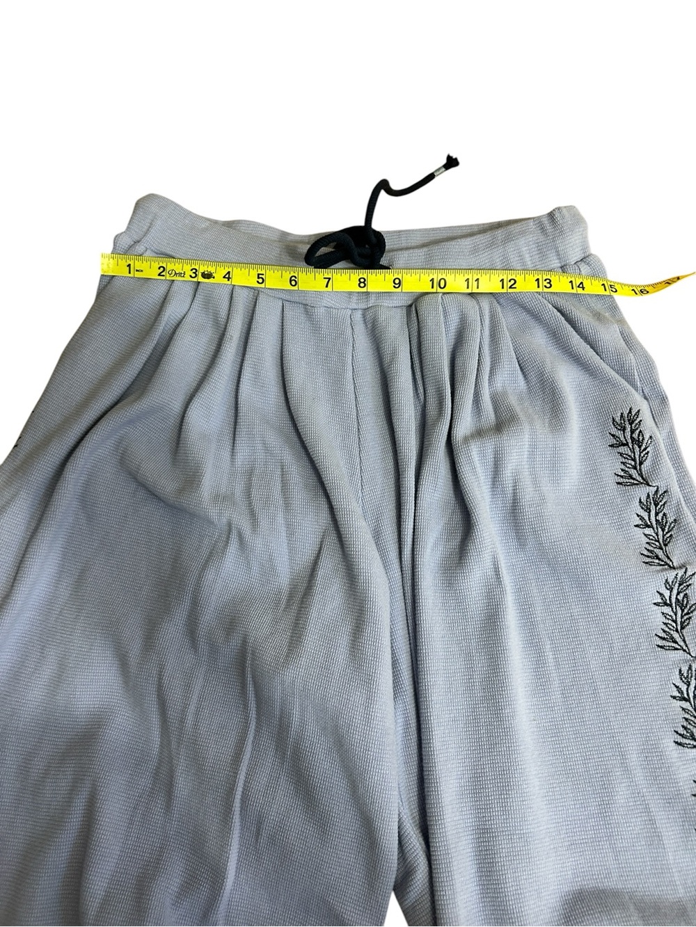 POL thermal jogger pants Balloon pants boho embroidered size medium - Picture 6 of 8